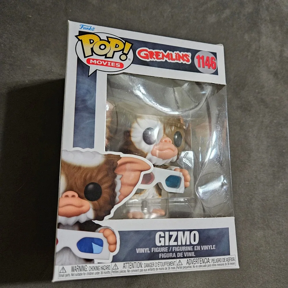 Funko Pop Movies Gremlins Gizmo with 3D Glasses 1146 Vinyl Figure 80s Horror